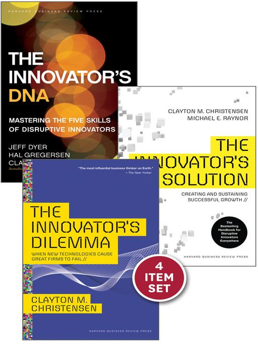 Title details for Disruptive Innovation by Christensen - Available